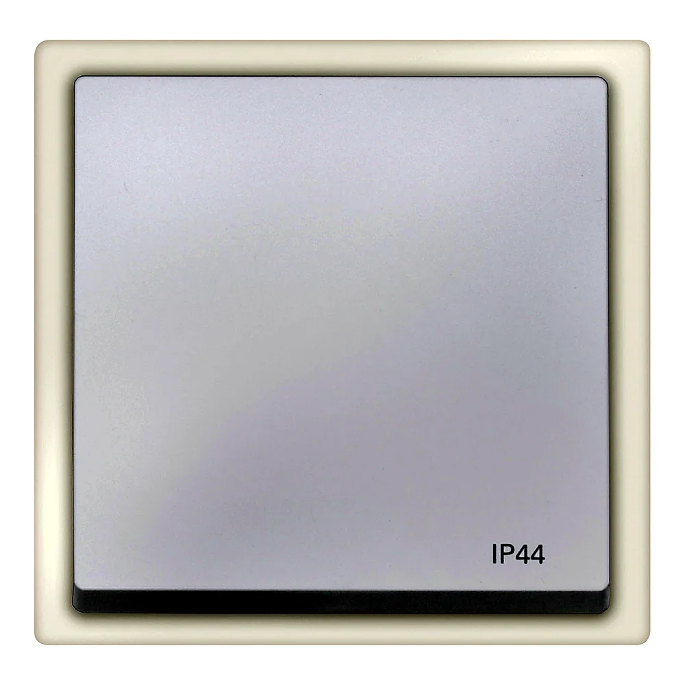 Накладка 1-клавішного вимикача System M IP44 полярно-біла Schneider Electric 433019