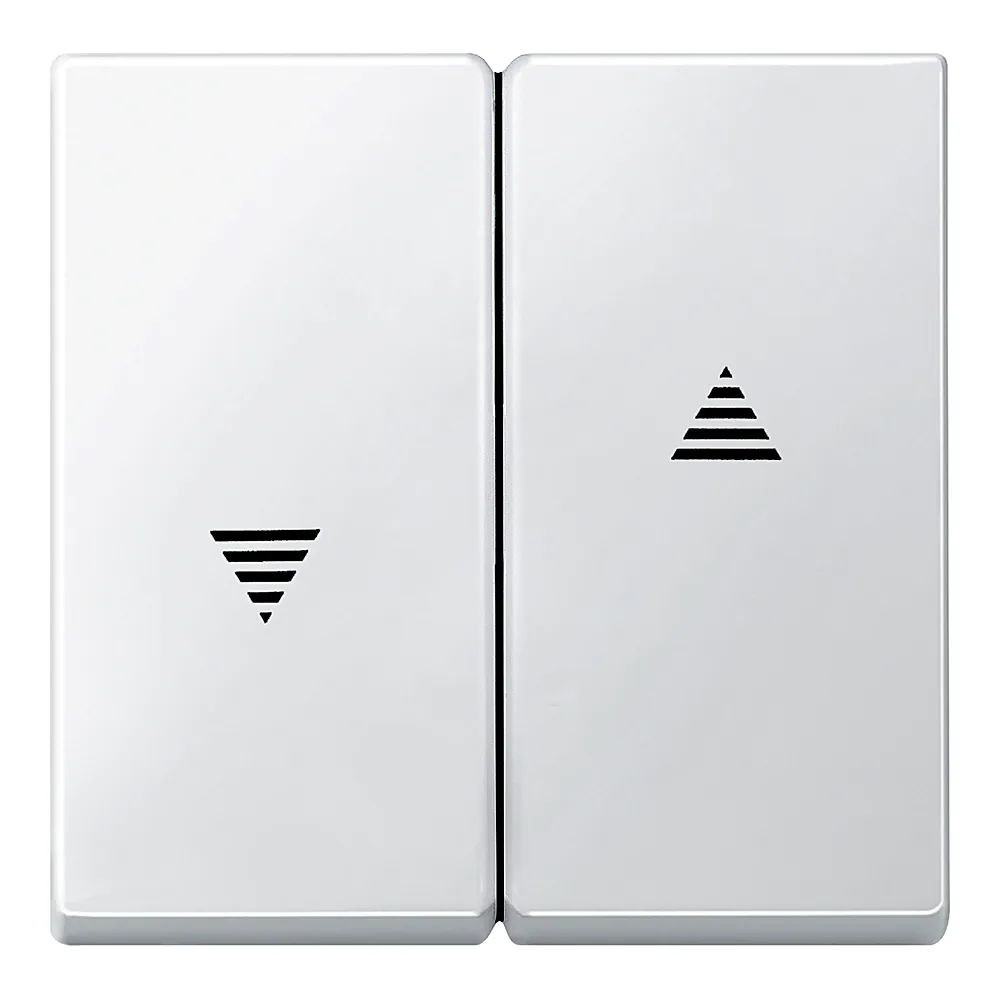Накладка вимикача для жалюзі System M полярно-біла Schneider Electric 435519
