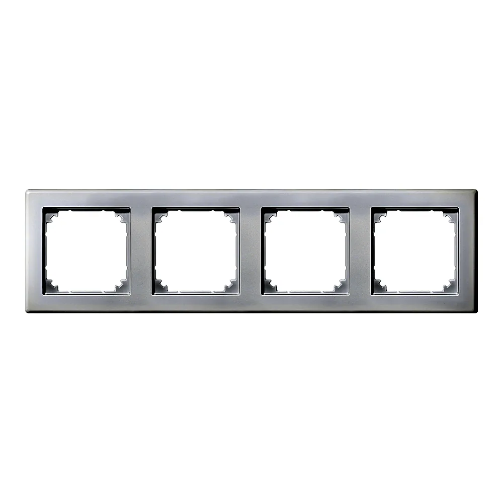 Рамка M-Smart System M 4-постова полярно-біла стійка до подряпин Schneider Electric 462419