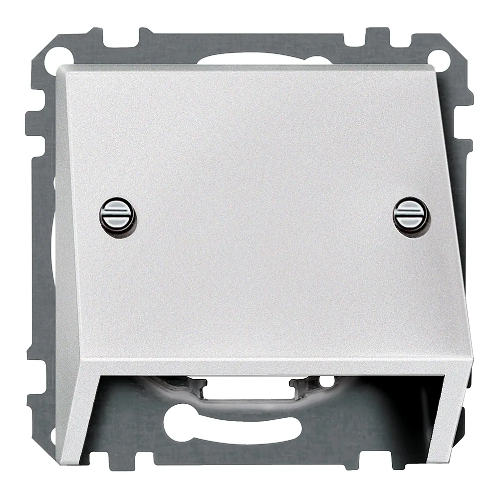 Накладка виводу кабелю похила System M полярно-біла Schneider Electric 464619