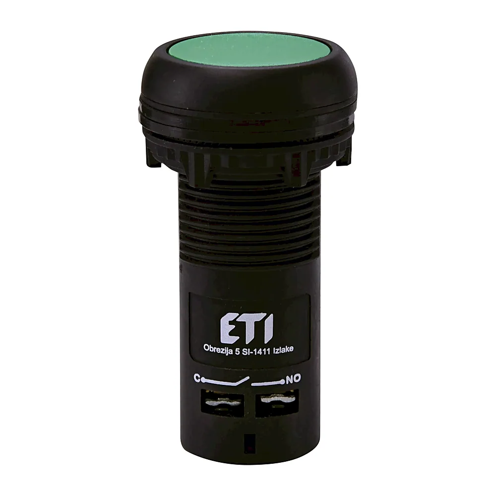 Кнопка ETI ECF-10-G зелена 1NO 4771451