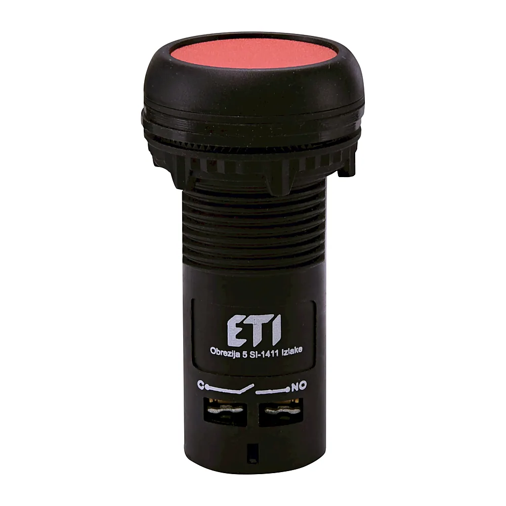 Кнопка керування ETI ECF-10-R заглиблена 1NO червона 4771450