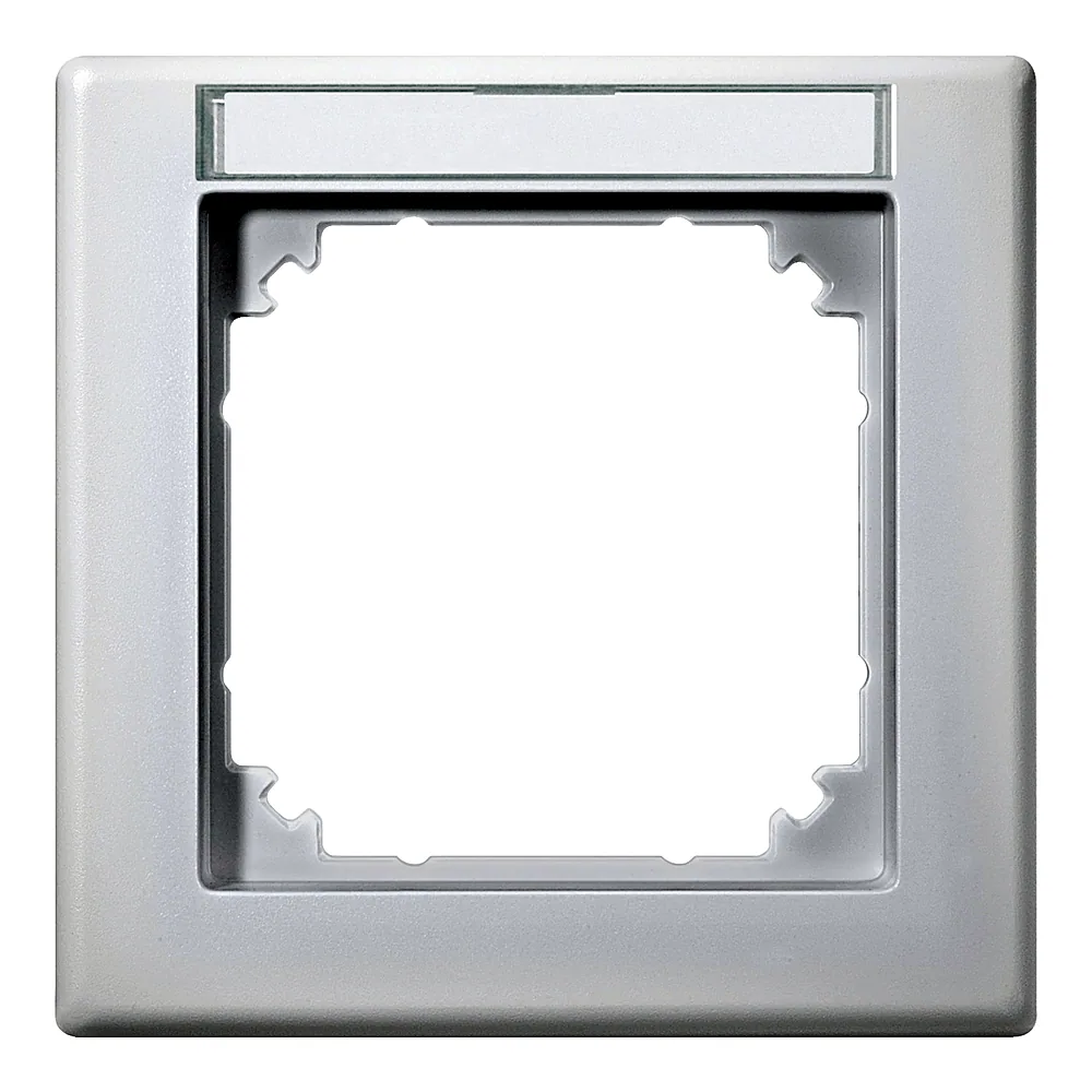 Рамка M-Smart System M 1-постова вертикальна з полем для маркування полярно-біла Schneider Electric 474119