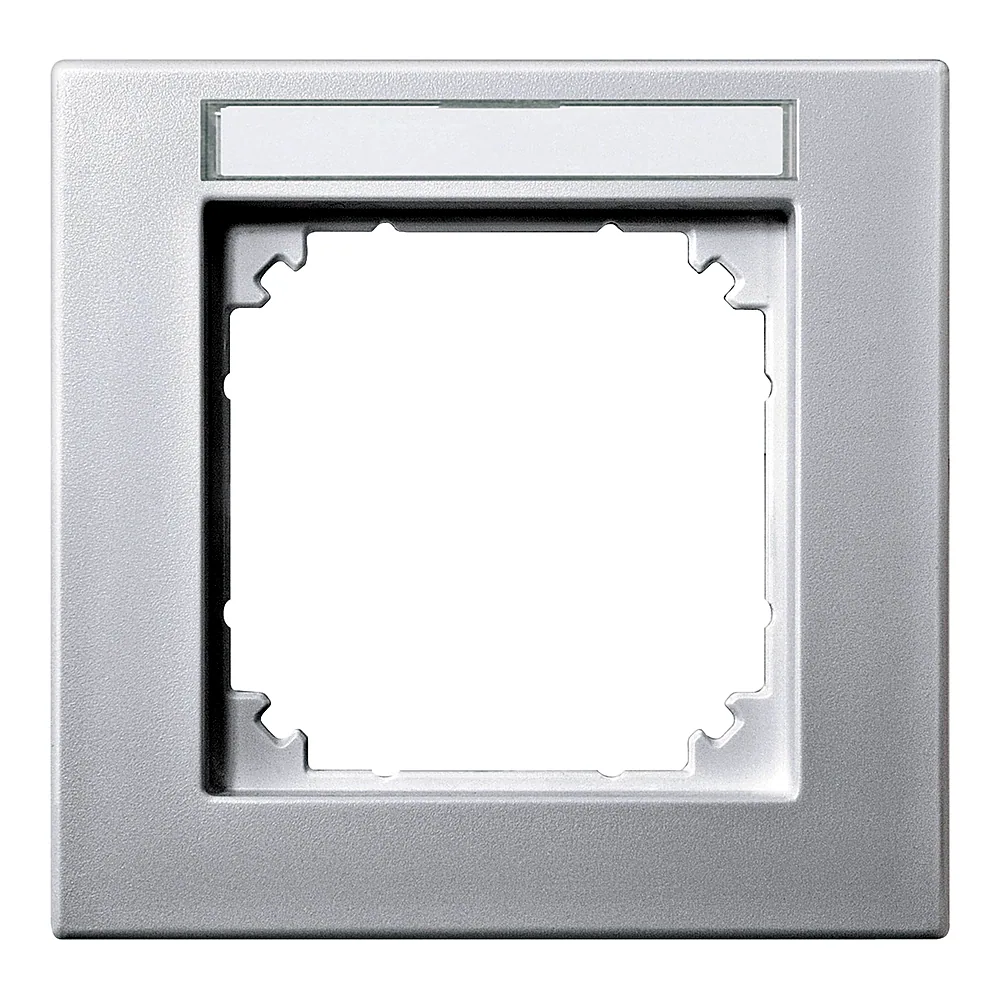 Рамка M-Plan System M 1-постова з полем для маркування полярно-біла Schneider Electric 476119