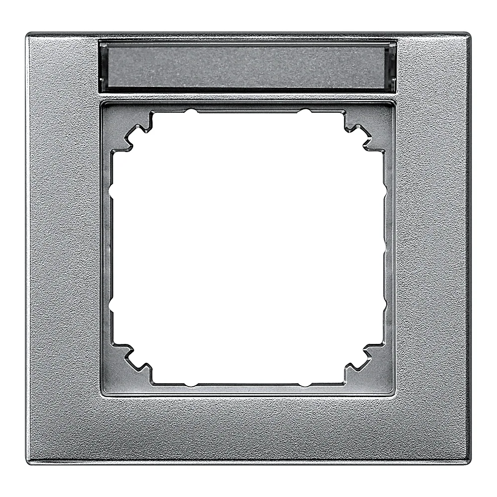 Рамка M-Plan System M 1-постова з полем для маркування алюміній Schneider Electric 476160