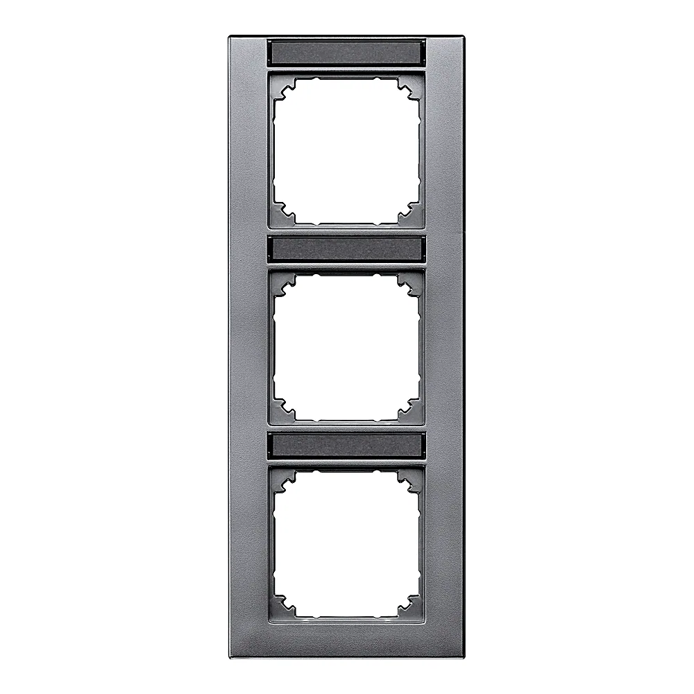 Рамка M-Plan System M 3-постова вертикальна з полем для маркування алюміній Schneider Electric 476360
