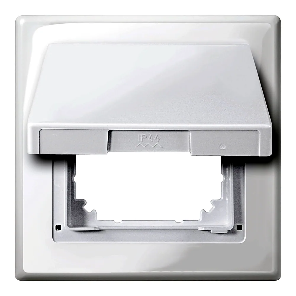 Рамка M-Smart System M 1-постова з кришкою IP44 полярно-біла глянцева Schneider Electric 478019