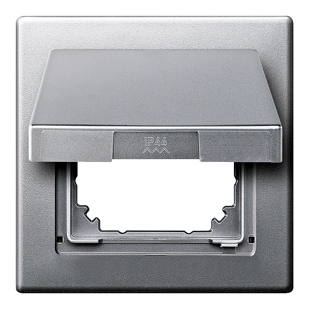Рамка M-Smart System M 1-постова з кришкою IP44 алюміній Schneider Electric 478060