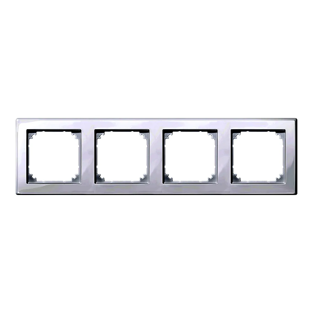 Рамка M-Smart System M 4-постова активно-біла глянцева Schneider Electric 478425
