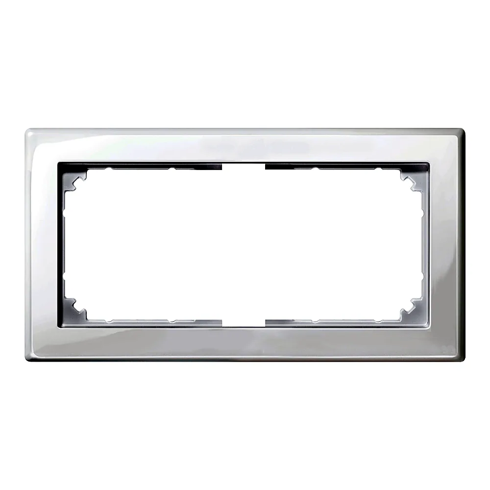 Рамка M-Smart System M 2-постова без перегородки полярно-біла глянцева Schneider Electric 478819