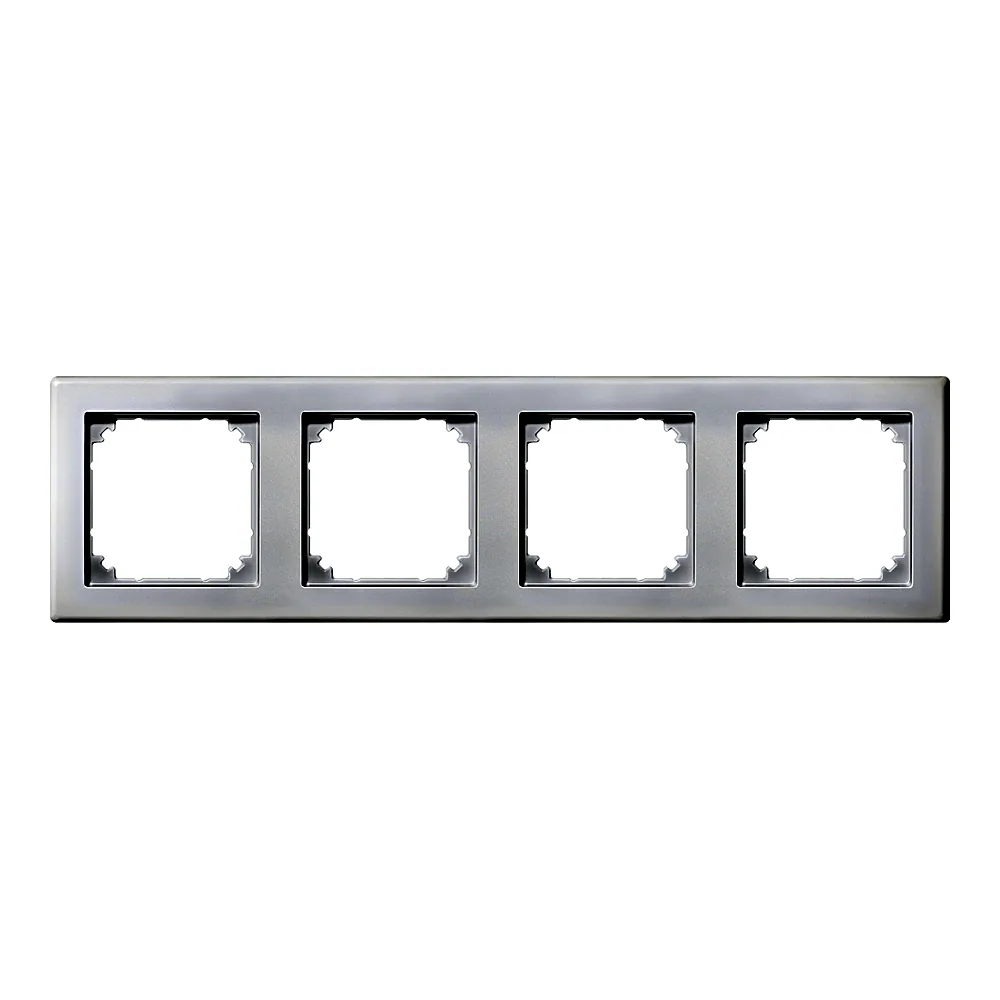 Рамка M-Smart System M 4-постова полярно-біла Schneider Electric 484419