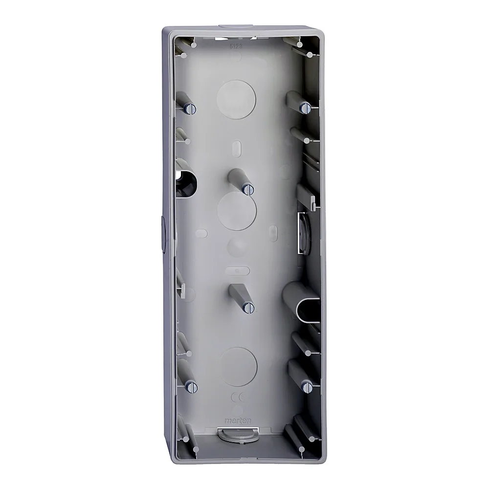 Коробка накладного монтажу M-Smart System M 3-постова полярно-біла глянцева Schneider Electric 512319