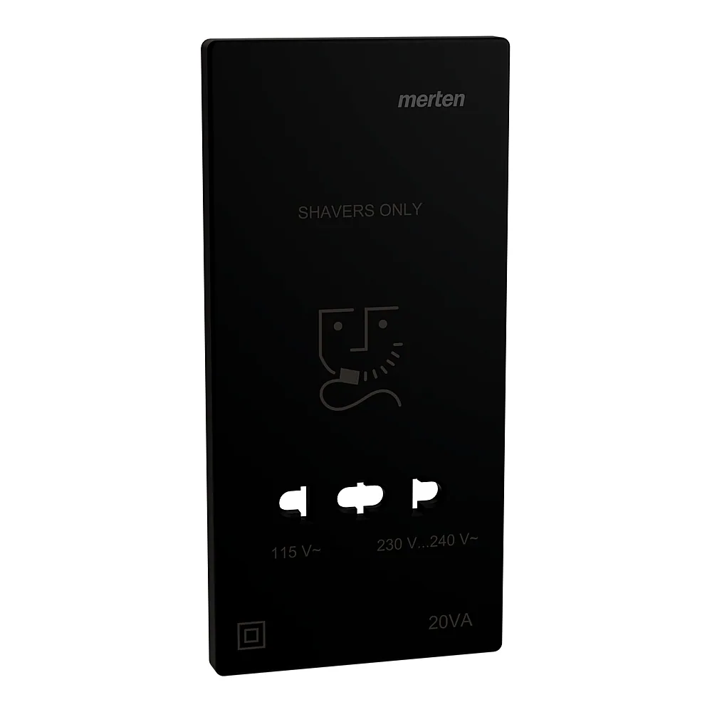 Накладка розетки для гоління System D антрацит Schneider Electric MEG2109-3434