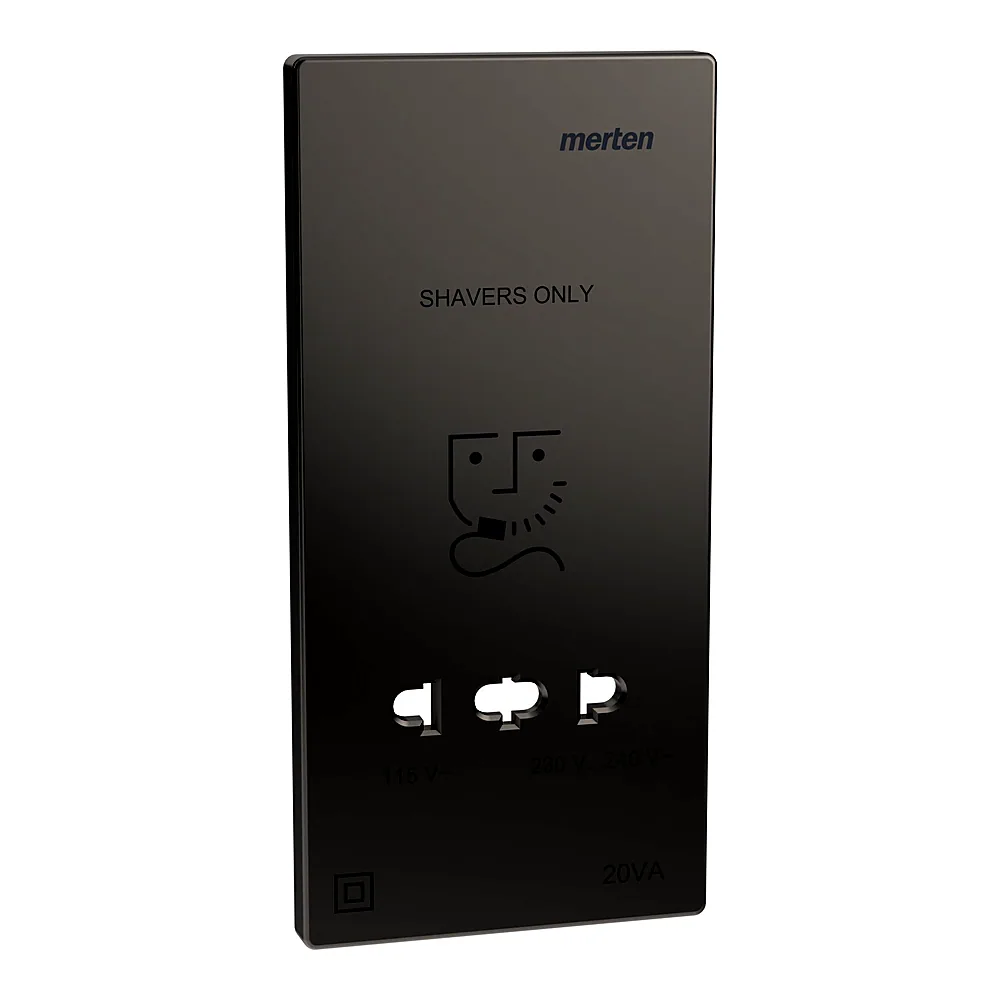 Накладка розетки для гоління System D нікель Schneider Electric MEG2109-3450