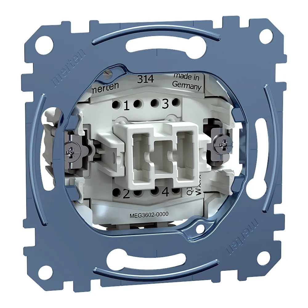 Механізм 1-клавішного вимикача 2P з індикацією 16 АХ Schneider Electric MEG3602-0000