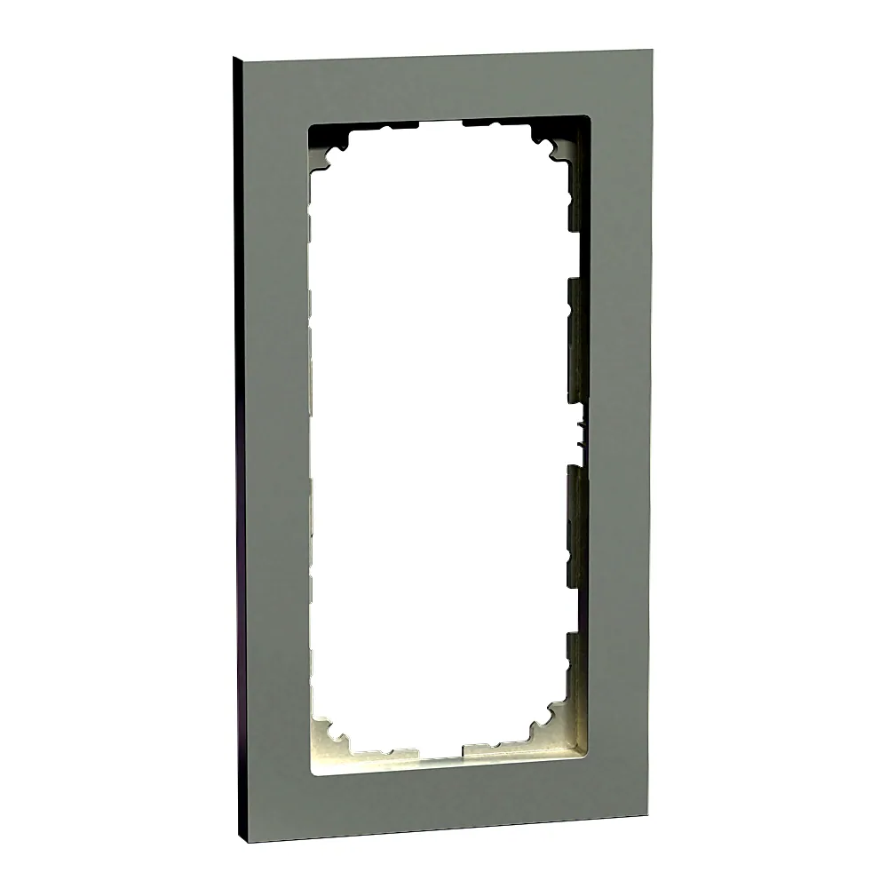 Рамка M-Pure System M 2-постова без перегородки полярно-біла Schneider Electric MEG4025-3619