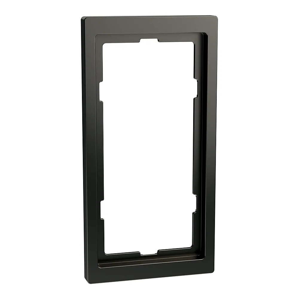 Рамка D-Life System D 2-постова для розетки для бритви нікель Schneider Electric MEG4025-6550