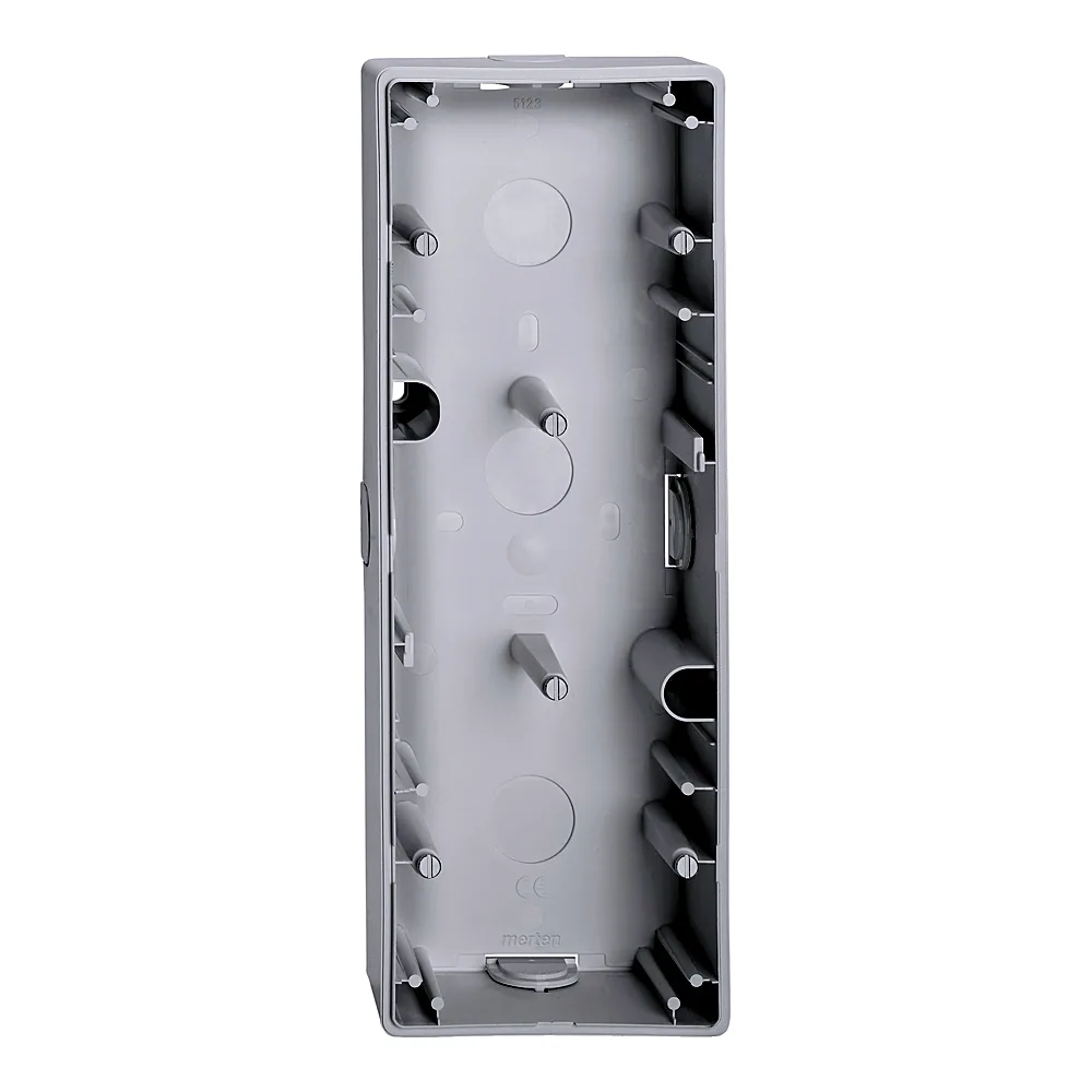 Коробка накладного монтажу M-Smart System M 3-постова активно-біла глянцева Schneider Electric MEG4034-1425