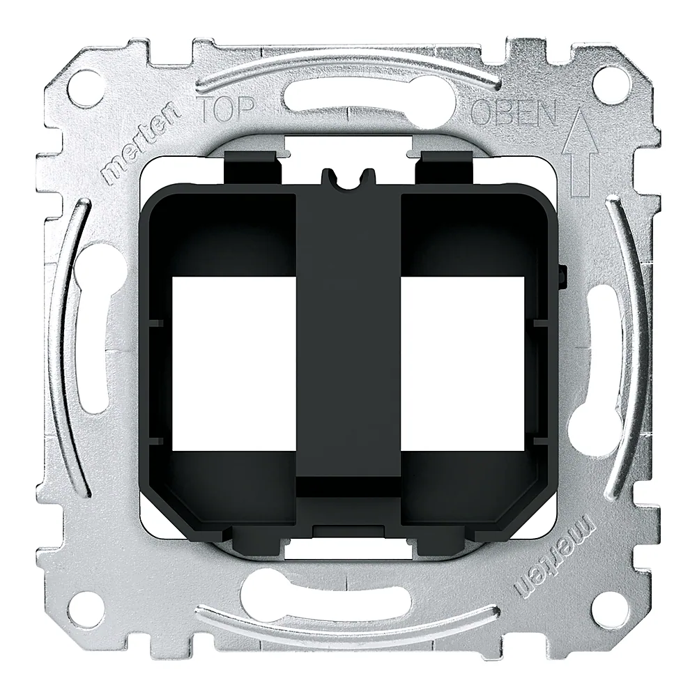 Плата опорна для модульного конектора jack чорна Schneider Electric MEG4566-0003