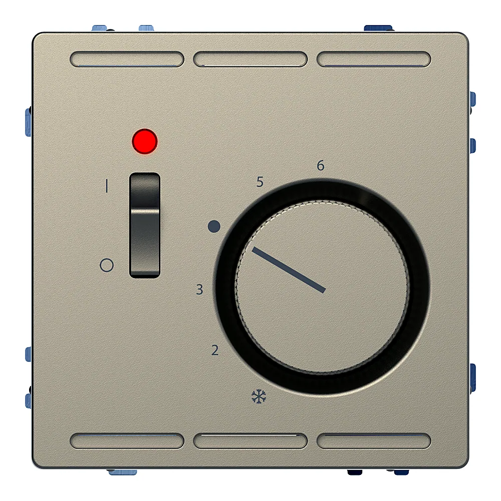 Терморегулятор кімнатний System D 24 В з вимикачем сахара Schneider Electric MEG5761-6033