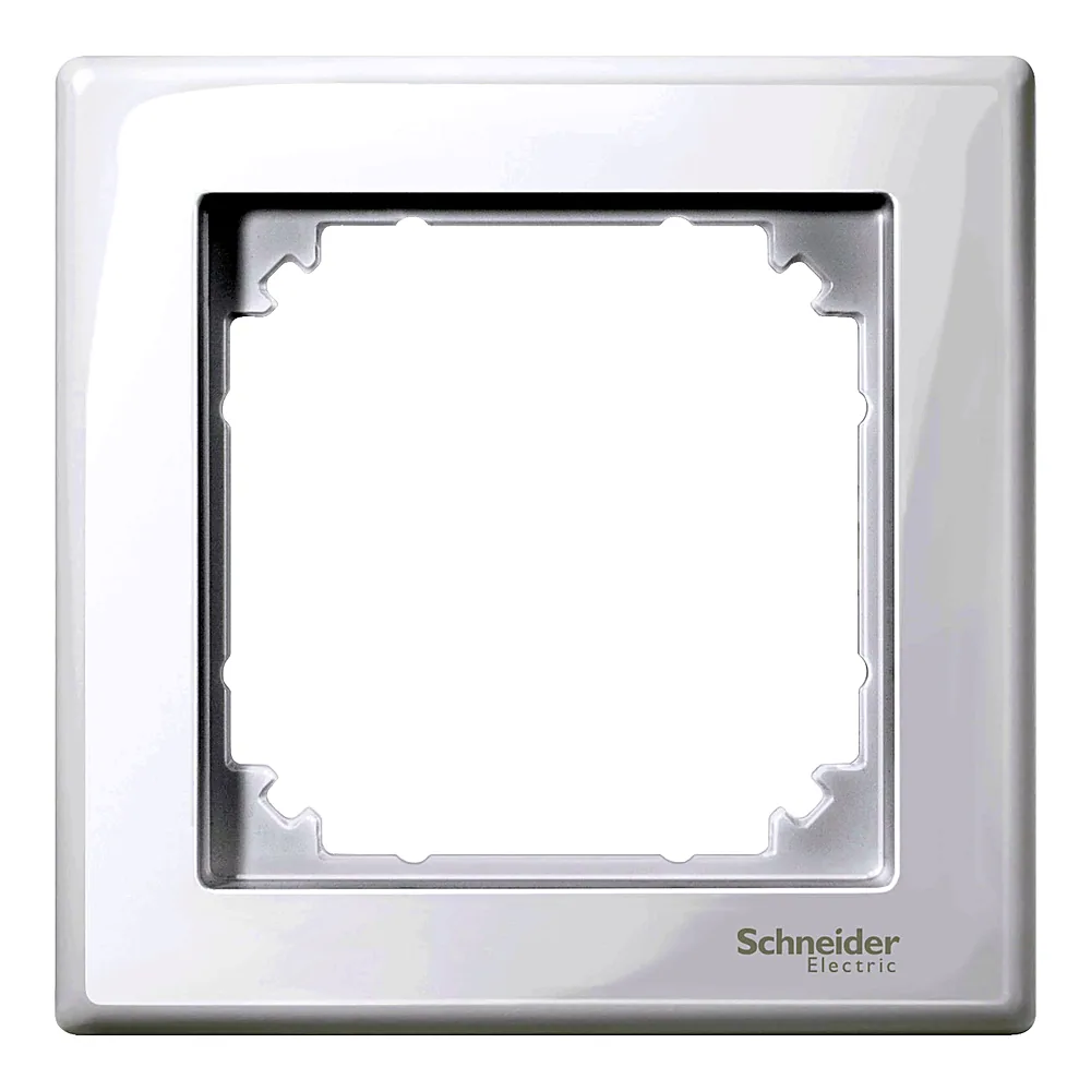 Рамка M-Smart System M 1-постова активно-біла глянцева Schneider Electric MTN478125
