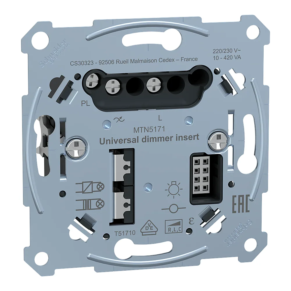 Механізм універсального димера D-Life P-Link 10-420 Вт RLC LED Schneider Electric MTN5171-0000