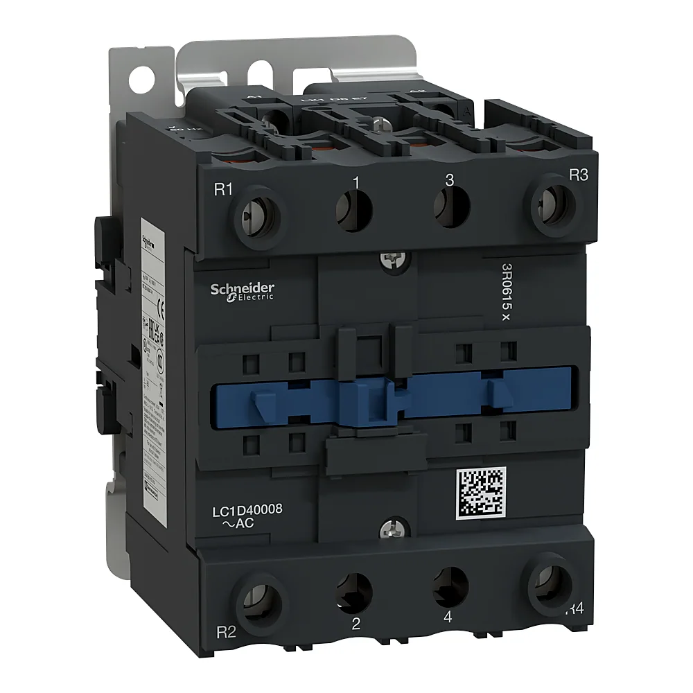 Контактор TeSys Deca 4P 2NO+2NC 60 А AC-1 котушка 48 В AC 50/60 Гц Schneider Electric LC1D40008E7