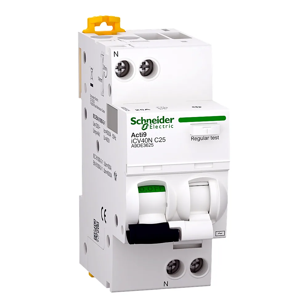 Диференційний автоматичний вимикач Acti9 iCV40N 1P+N C 25 А 6 кА 30 мА тип AC Schneider Electric A9DE3625