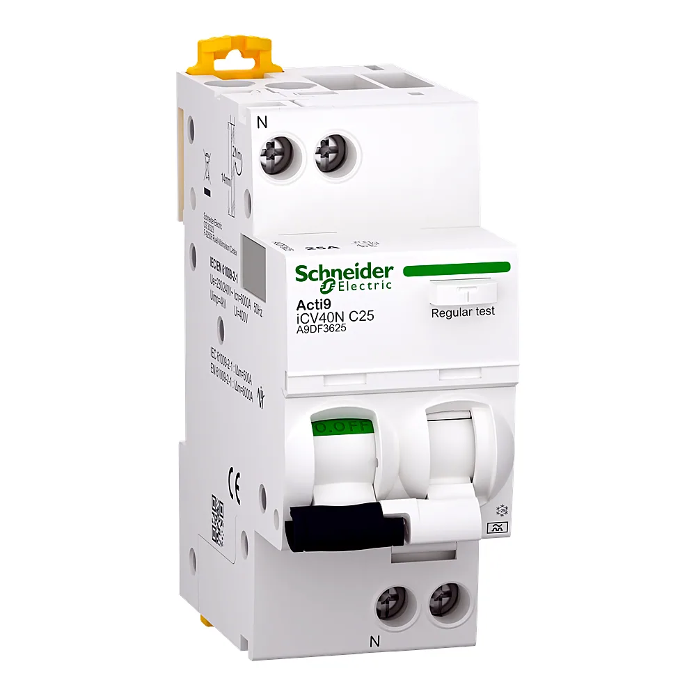 Диференційний автоматичний вимикач Acti9 iCV40N 1P+N C 25 А 6 кА 30 мА тип A-SI Schneider Electric A9DF3625