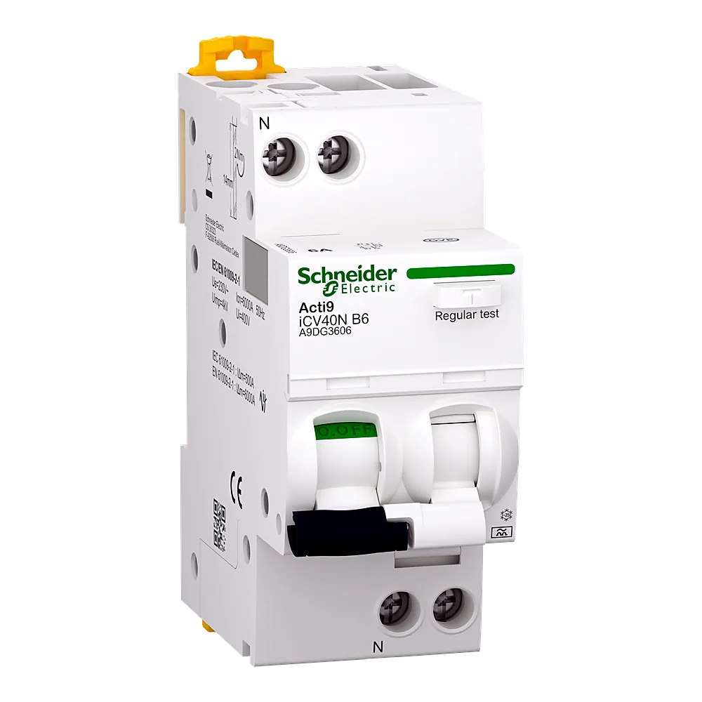 Диференційний автоматичний вимикач Acti9 iCV40N 1P+N B 6 А 6 кА 30 мА тип A Schneider Electric A9DG3606