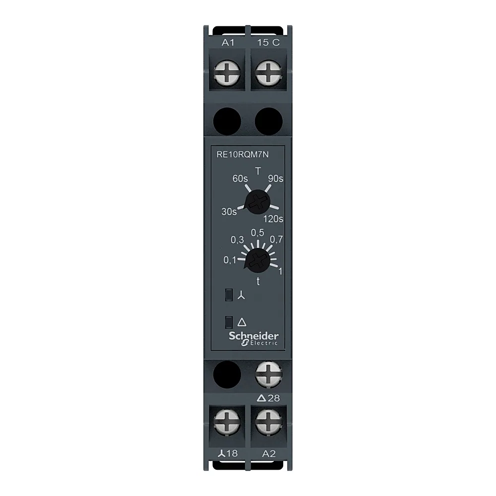 Реле часу Harmony зірка-трикутник 2-120 с 220-240 В AC 1NO+1NO Schneider Electric RE10RQM7N