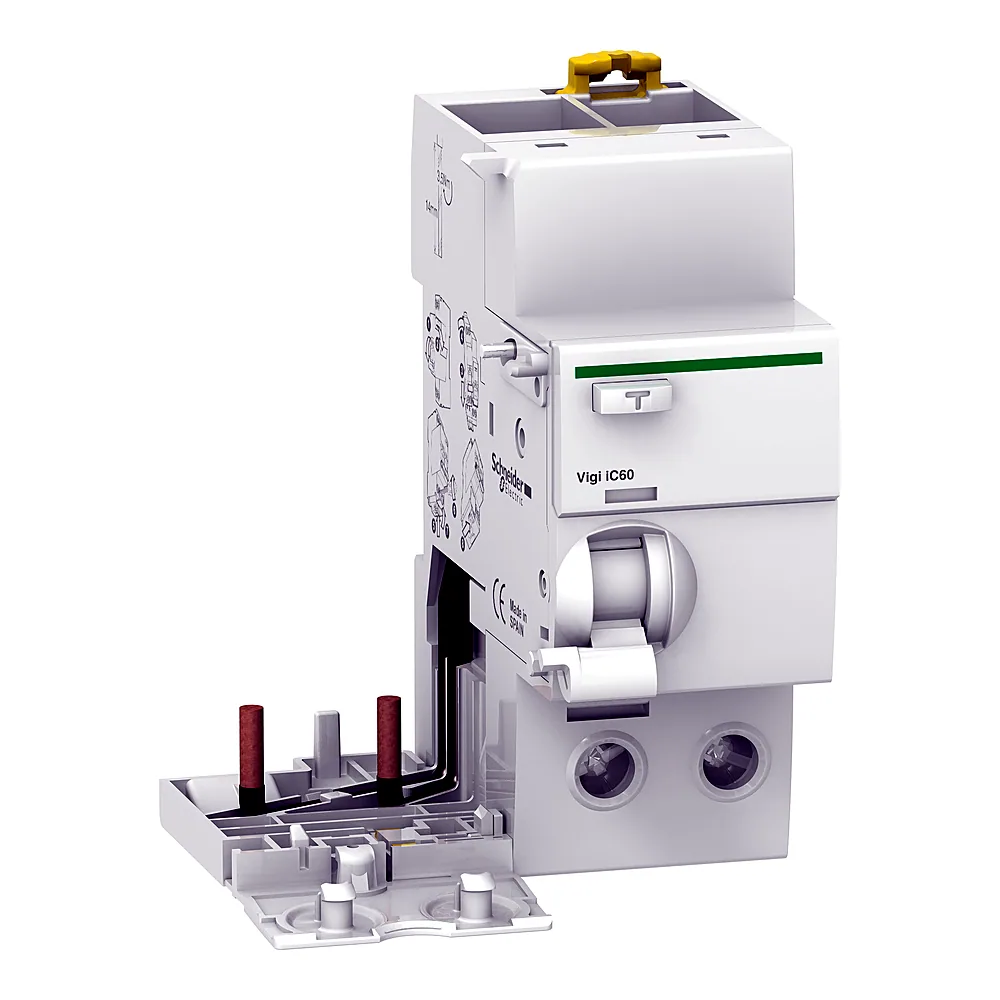 Диференційний блок Vigi iC60 2P 63 А 30 мА тип A Schneider Electric A9V51263