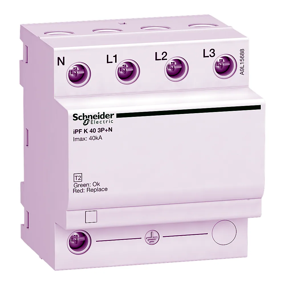 Обмежувач перенапруг Acti9 iPF40 3P+N 40 кА 340 В Schneider Electric A9L15688