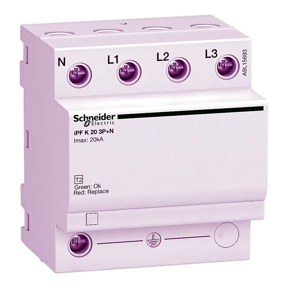 Обмежувач перенапруг Acti9 iPF20 3P+N 20 кА 340 В Schneider Electric A9L15693