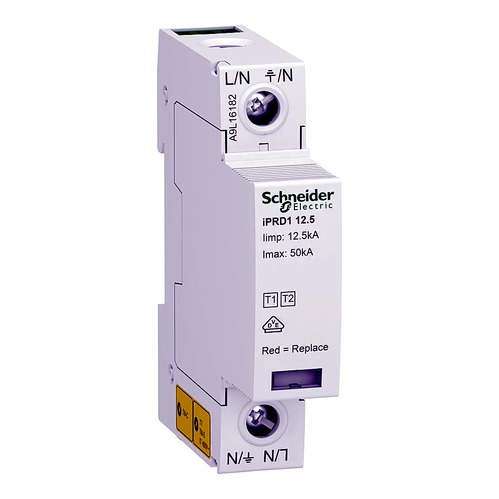 Обмежувач перенапруг Acti9 iPRD1 12.5r 1P 50 кА тип 1+2 Schneider Electric A9L16182