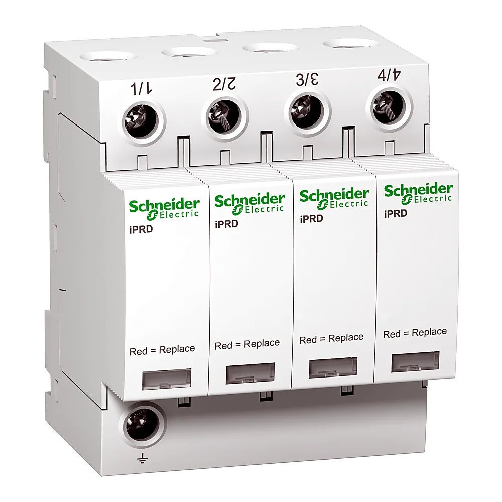 Обмежувач перенапруг Acti9 iPRD40 4P 40/15 кА 460 В з сигнальним контактом Schneider Electric A9L40421