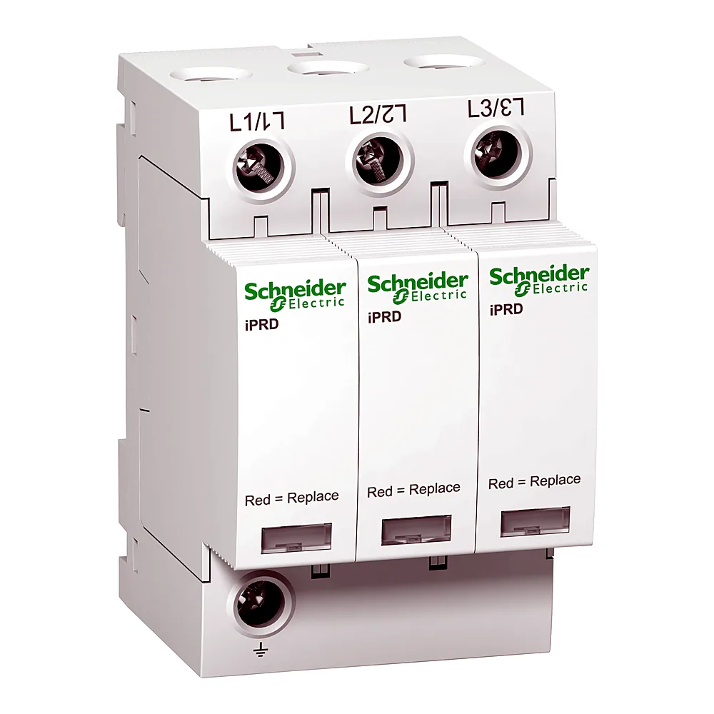 Обмежувач перенапруг Acti9 iPRD65r 3P 65/20 кА 350 В з сигнальним контактом Schneider Electric A9L65301