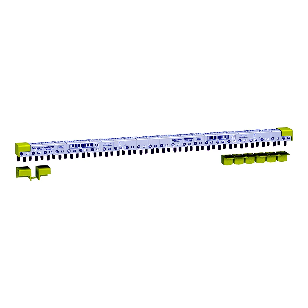 Шина гребінчаста Acti9 3L+N NL1 NL2 NL3 крок 9 мм 24 модулі 80 А Schneider Electric A9XPC724