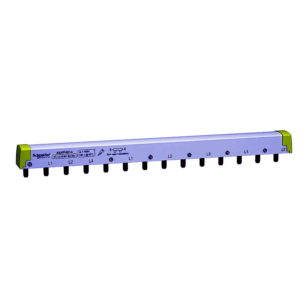 Шина гребінчаста Acti9 нижня 3L+N крок 18 мм 14 модулів 80 А Schneider Electric A9XPH814