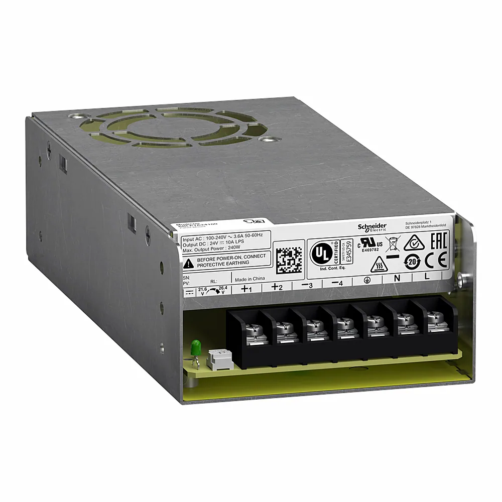 Блок живлення Modicon панельного монтажу 1-фазний 24 В DC 10 А Schneider Electric ABLP1A24100