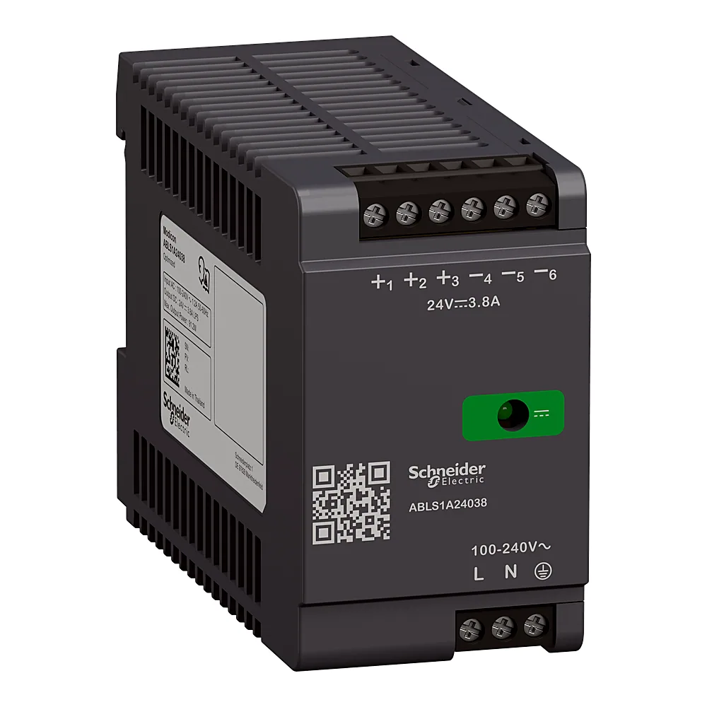 Блок живлення Modicon оптимізований 1-фазний 24 В DC 3,8 А Schneider Electric ABLS1A24038