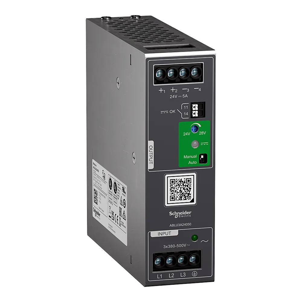 Блок живлення універсальний 3-фазний 380-500 В AC 24 В DC 5 А Schneider Electric ABLU3A24050