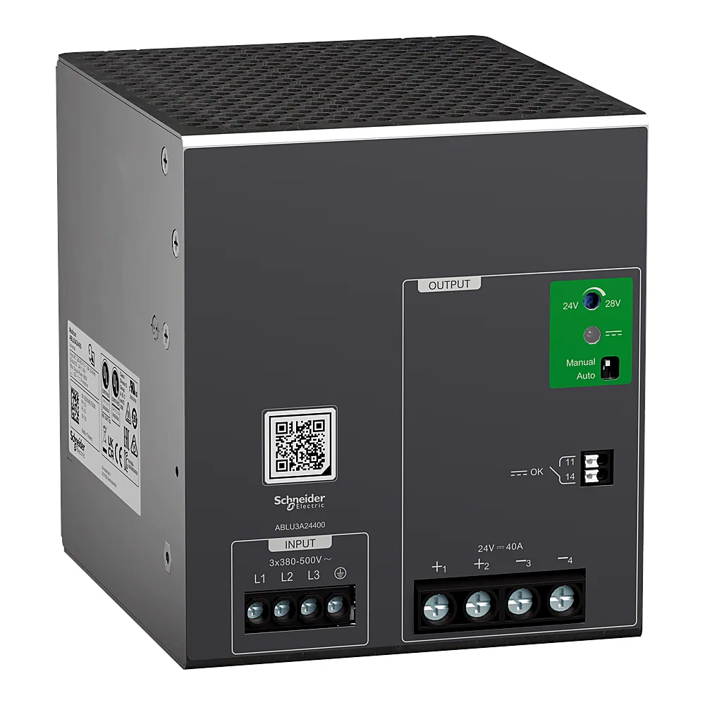 Блок живлення універсальний 3-фазний 380-500 В AC 24 В DC 40 А Schneider Electric ABLU3A24400