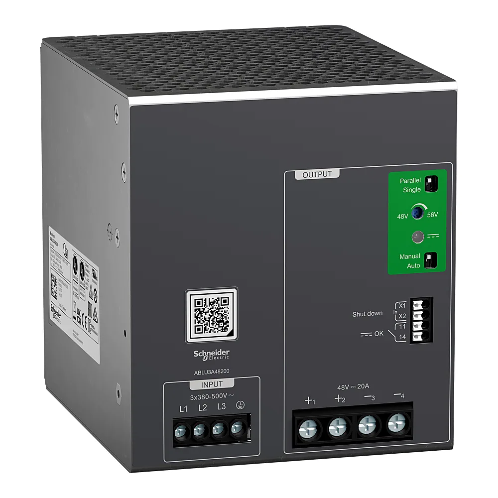 Блок живлення універсальний 3-фазний 380-500 В AC 48 В DC 20 А Schneider Electric ABLU3A48200