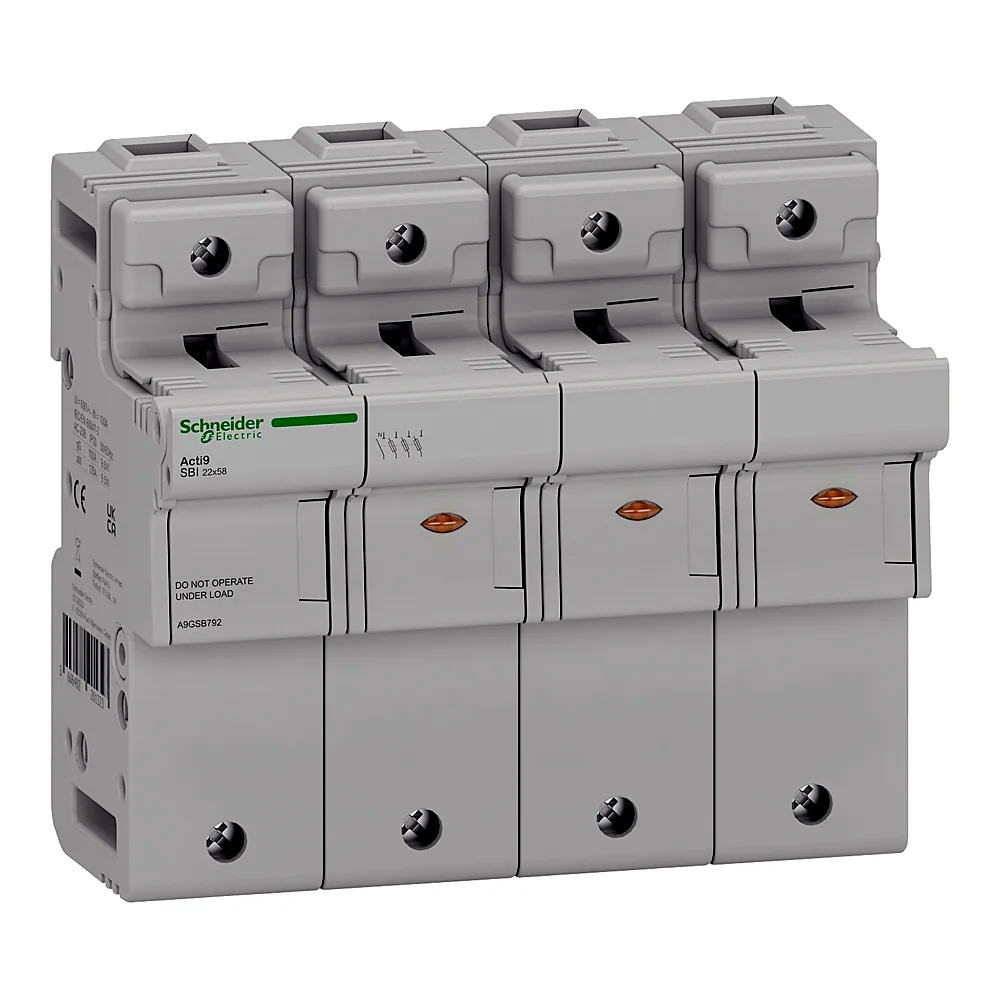 Роз'єднувач-запобіжник Acti9 SBI 3P+N 125 А 22х58 мм Schneider Electric A9GSB792
