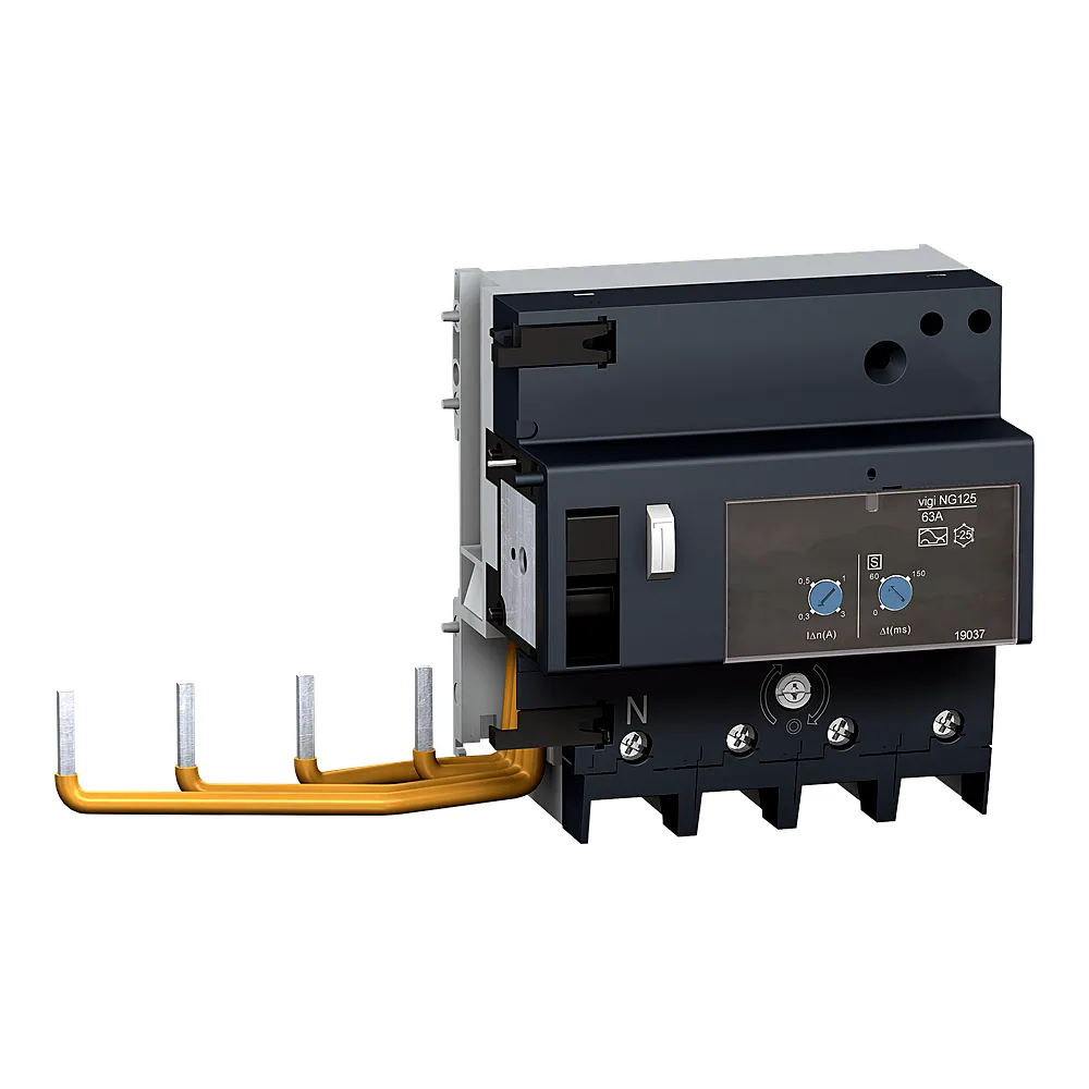 Диференційний модуль Vigi NG125 4P 63 А регульований тип A 440-500 В Schneider Electric 19054