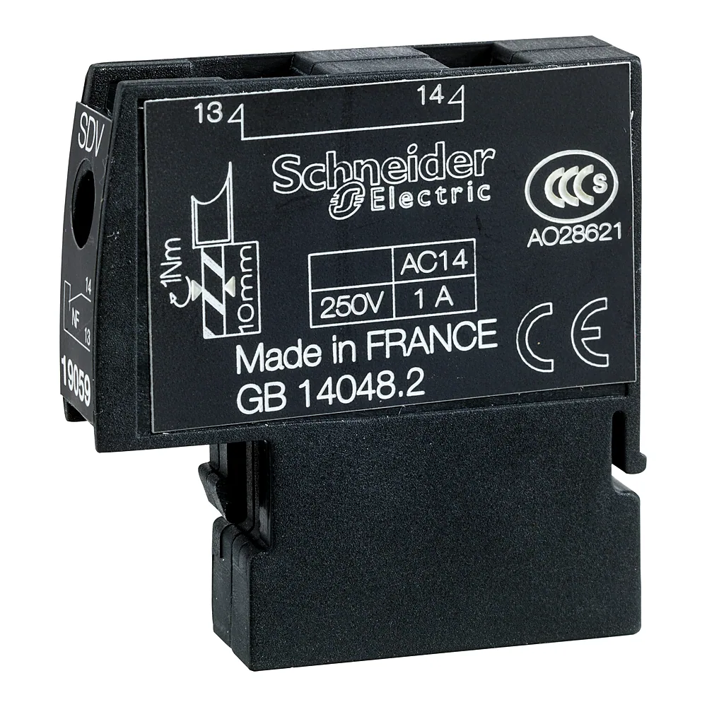 Додатковий контакт SDV 1NC для Vigi NG125 Schneider Electric 19059