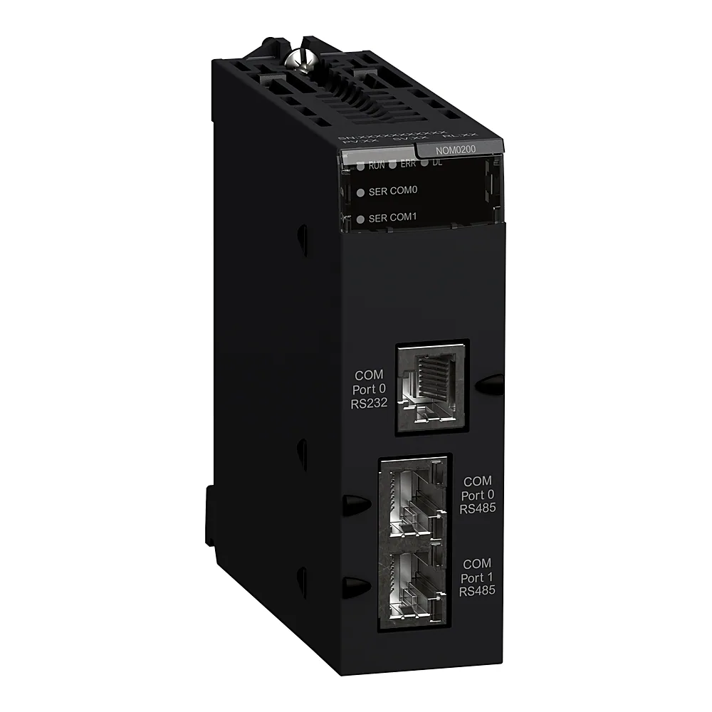 Модуль Modicon M580 послідовного зв'язку 2 порти RS485/RS232 Schneider Electric BMXNOM0200
