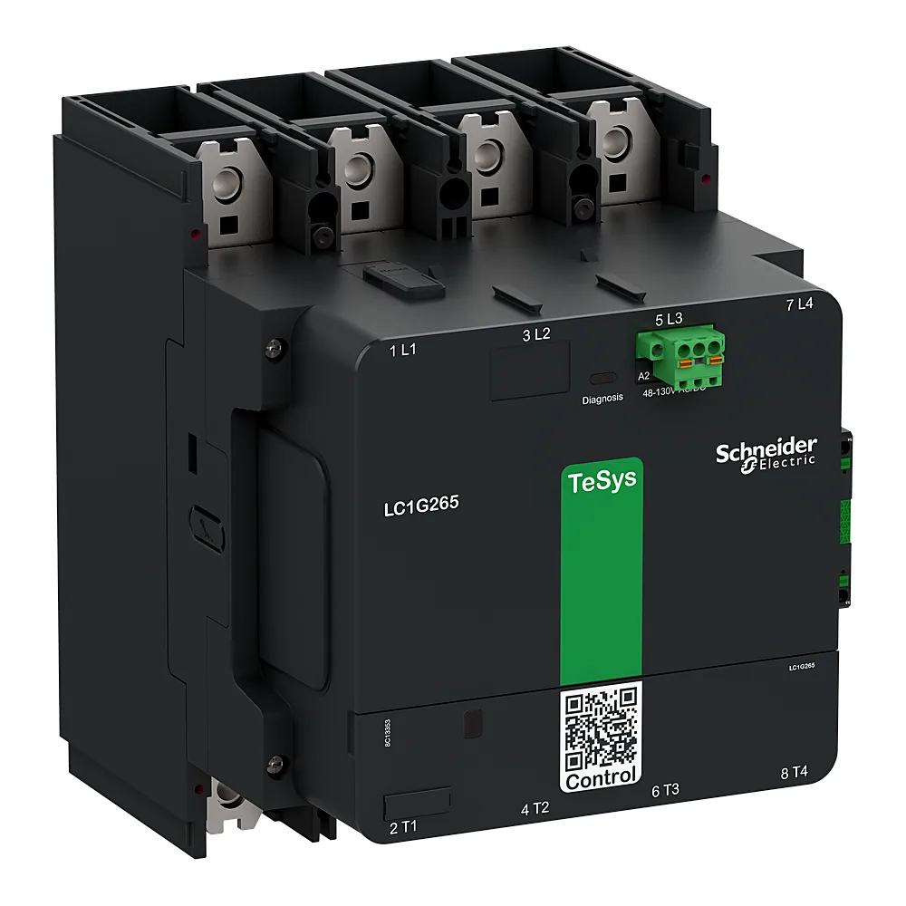Контактор TeSys Giga 4P 4NO 500 А 1NO+1NC котушка 100-250 В AC/DC Schneider Electric LC1G5004KUEN