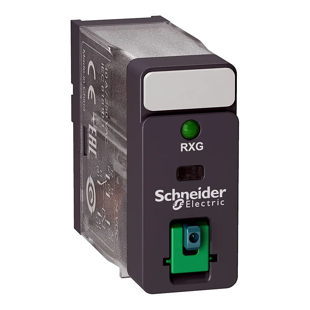 Реле проміжне RXG 1CO 10 А 24 В DC зі світлодіодом Schneider Electric RXG12BD